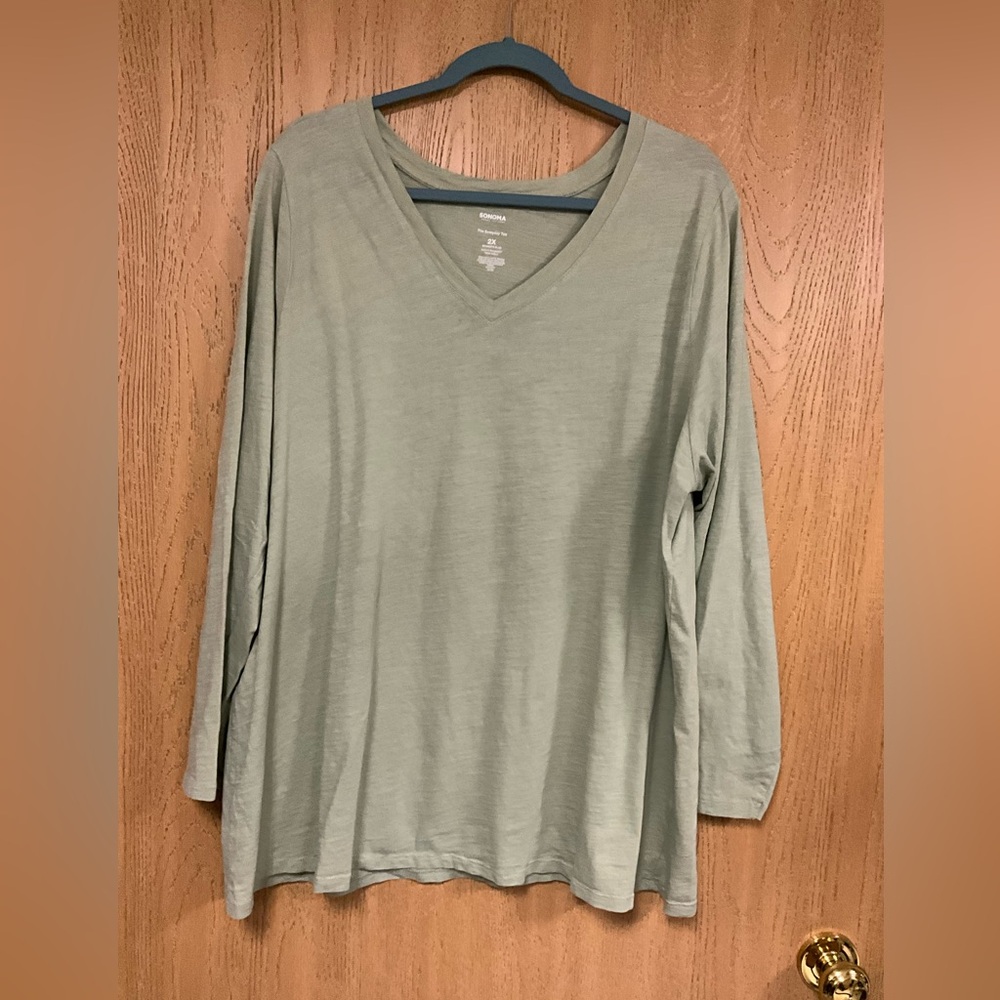 Sonoma Olive Long Sleeve Tee